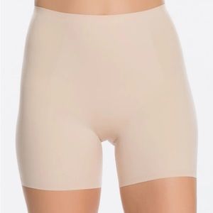 HEY GIRL womens plus sz XXL tummy thigh shapewear panty shorts bottoms nude NWT